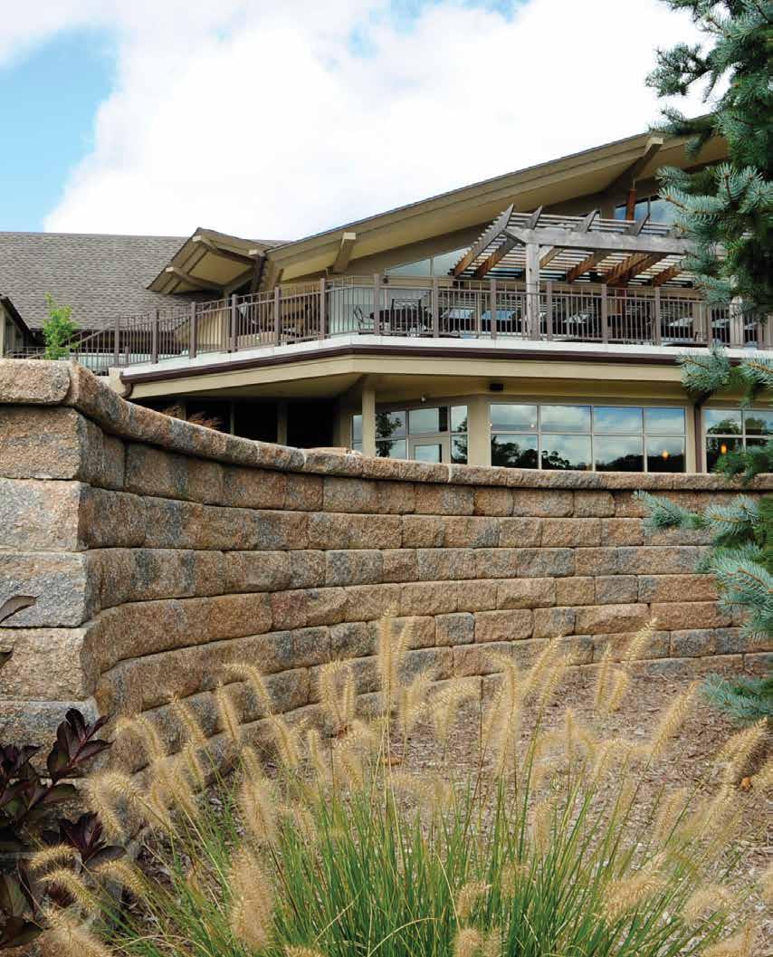 WALLS Whether it be out of necessity, or purely aesthetic, retaining walls can be a beautiful