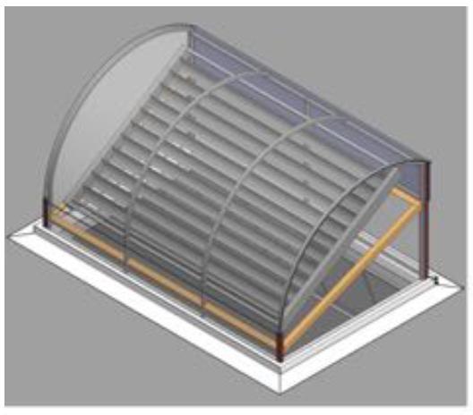 Dual Purpose: Daylighting Application seeks to extend the purpose of fenestration to include solar thermal collection.
