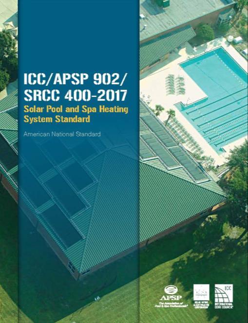 Right Technology, Right Application More Support for Solar Pool Heating ICC 902/APSP 902/SRCC 400 Solar Pool and Spa Water Heating Standard (Released in 2017) Promote use in agricultural and