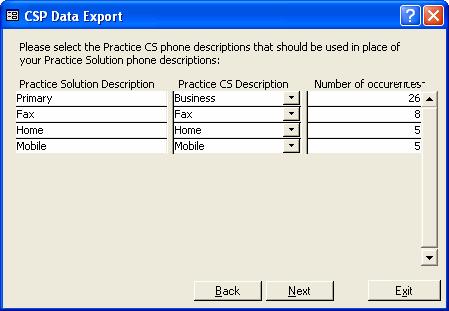Note: Virtual Office CS users: The path to the destination folder for your exported data is Y:\PSData\Exported_Data\. 5.