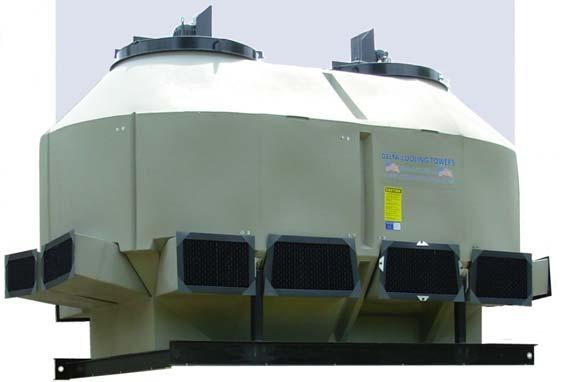 PREMIER 254 502 Ton Single Modules Premier Cooling Towers are low profile, induced draft counterflow design cooling towers with single module capacities from 254 to 502 cooling tons.