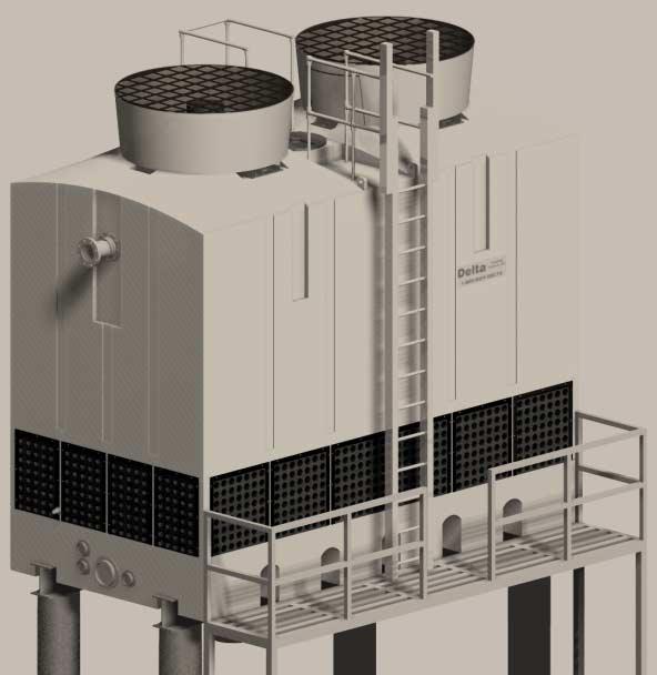 DELTA TM SERIES 250-2,000 Ton Single Modules TM Series cooling towers are induced draft counter flow design cooling towers with single module capacities from 250 to 2,000 cooling tons.