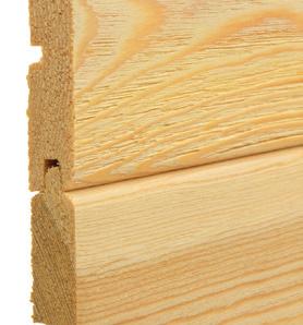 Cladding Profiles Tongue & Groove V Joint Cladding : Creates subtle shadow line effect Install