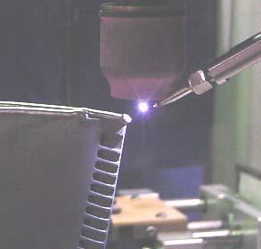 welding with specialized weld alloy for oxidation resistance High strength