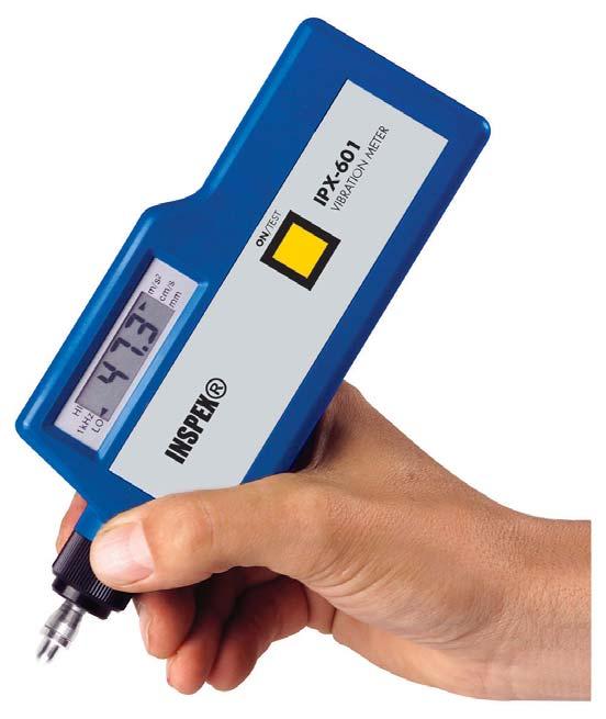 VIBRATION TESTING TESTING INSTRUMENTS Vibration Meter IPX-601 For periodical inspection of machines with integrated probe IPX-601.