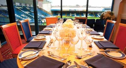 EXECUTIVE BOXES An Executive Box at MEMS Priestfield Stadium offers a luxurious experience, allowing entertainment for up to 10 guests in your own private and exclusive area.
