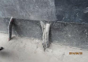 6 Months HT power cable laid directly on floor inside transformer room.