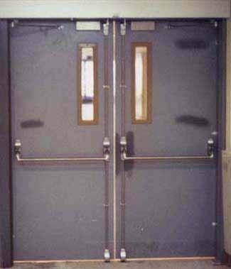 Stainless steel hollow metal door AMSS-300 Series - Stainless steel hollow metal door with fiberglass insulation AMSS-400