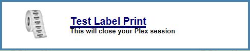 Test Label Print Node To test if your label is printing properly. Please refer to the menu node below which may be found with in the Supplier Portal of the THQ PCN.