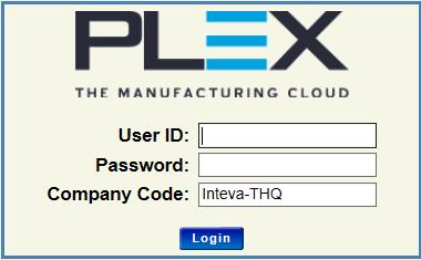 Supplier Web Access Logging into PLEX To access your Supplier Account, your quality contact should have received an email with login credentials.