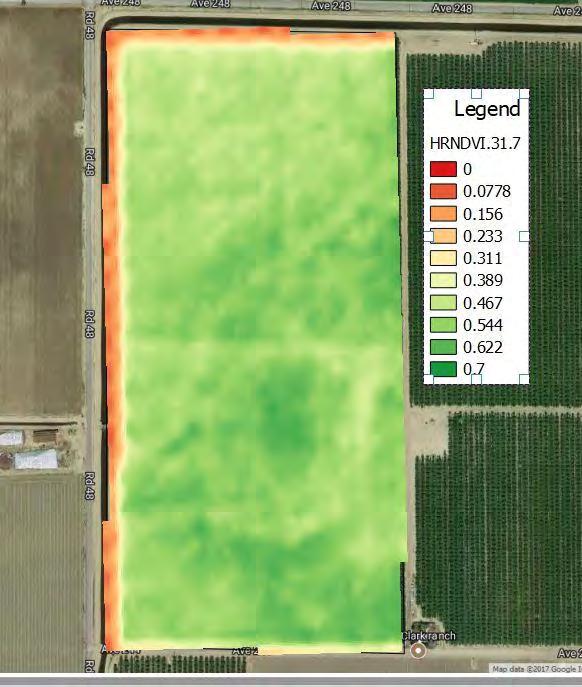 Tulare County- Almond Variable Rate Irrigation (VRI)- NDVI VRI- 1 acre zone System