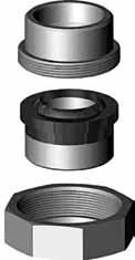 1 O-RING UNIONS FEATURES O-Ring Unions 150# & 3000# Confined O-ring seal Extra heavy