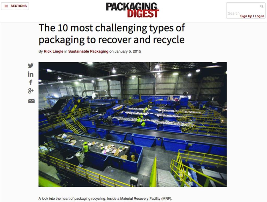 Packaging Innovation Gateway - One of most popular articles of