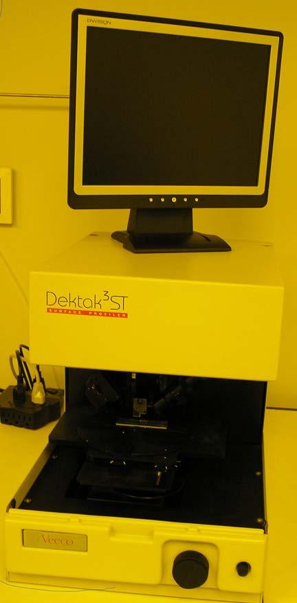 Dektak 3 ST Surface Profiler Dektak 3 ST Surface Profiler - Measuring System The Dektak 3 ST is a surface profiling system capable of measuring surface textures and variations in the submicro-inch
