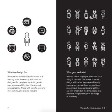 Chapter 2: Accessibility and inclusion as a strategy No customer can believe your commitments to diversity and accessibility if your internal company doesn t reflect that.