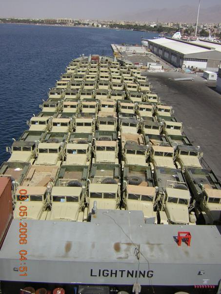Military cargo must be transported on US flagged ships 50% of US food aid must be transported on US flagged ships