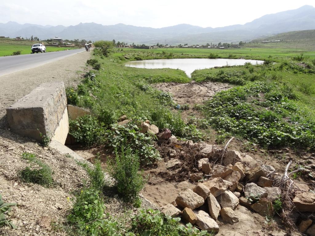 3. Practices of WH from roads in Tigray Ponds used to collect