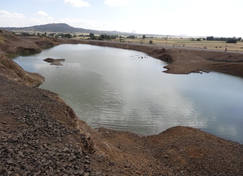 3. Using borrow pits or ponds: Systematically using borrow pits