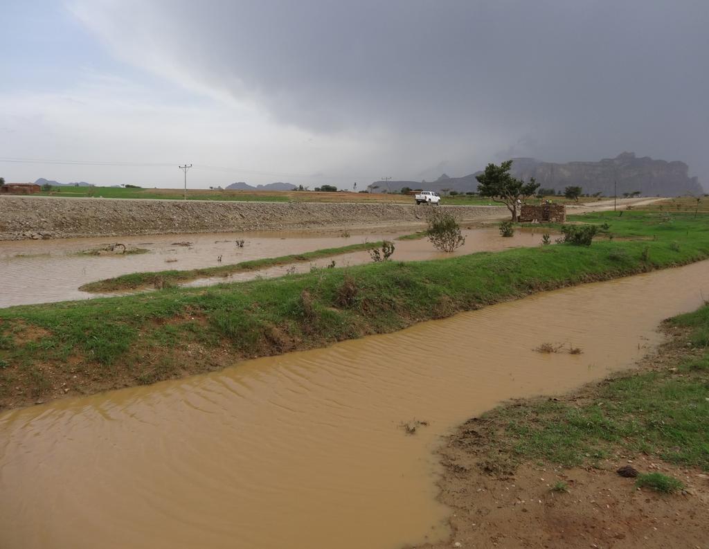 Water logging issue: Ponding of water along the Freweign- Hawzien road, Tigray, Ethiopia;