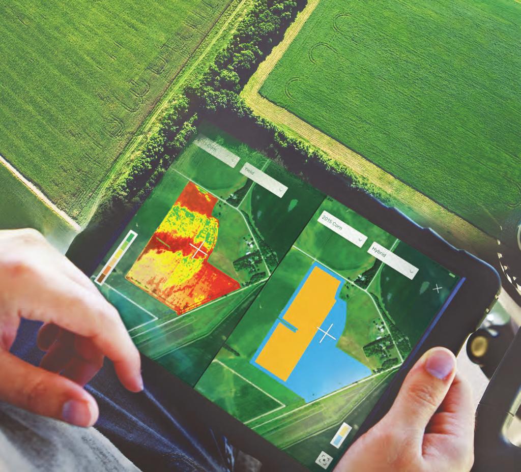 FEEL THE PULSE OF THE LAND IN THE PALM OF YOUR HAND Uncover insights from your unique field data. If your acres could talk, what would they say?