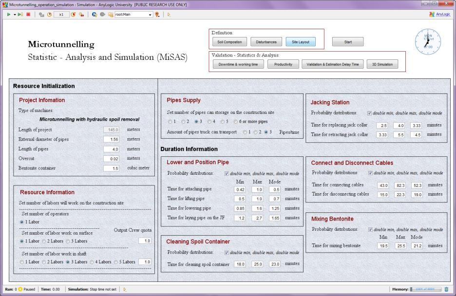 an ISRM specialized conference simulation module based on the SysML formalization.