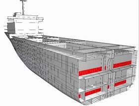 6. Representative exposed superstructure deck plating ( poop, bridge and forecastle deck ). 7.