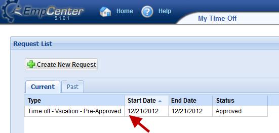 Cancelling a Time Off Request You can cancel an approved or pending request.
