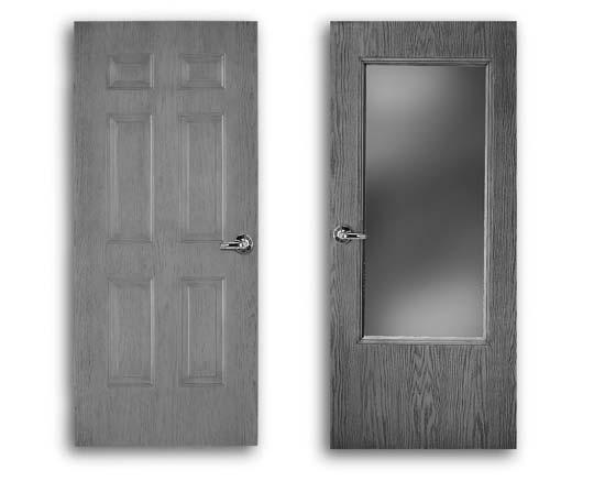 TECHNICAL DATA SHEET DOORS GRAINTECH STEEL DOORS Clear Coat baked on for the ultimate in UV and graffiti resistance Dezigner Trim flush light kits, stained to match the door Multiple Finishes provide