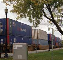 Intermodal refers to the combination of truck and rail freight transportation, where truck trailers and/or shipping containers are transported with a combination of highway tractor-trailers and