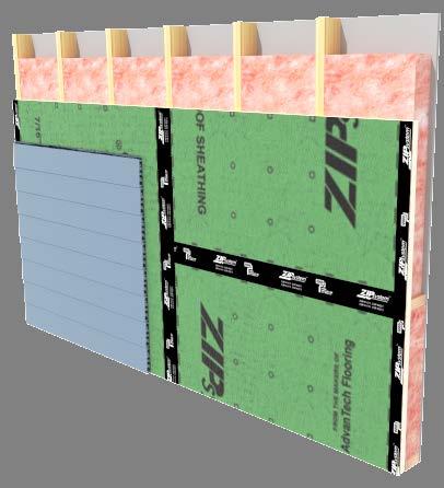 ZIP System R-Sheathing Installation Manual 8 ZIP System R-Sheathing Exterior Cladding Installation The outside layer of ZIP System R -Sheathing consists of a 7/16 wood structural panel that can be