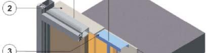 Glazing Spandrel Areas Provide R-15 insulation in the