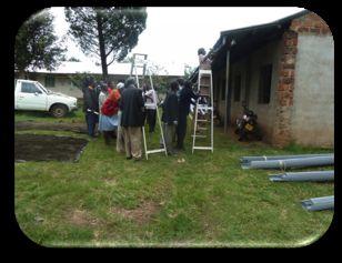 The Programs Manager, gathered several skilled men in Kisii and in Eldoret to