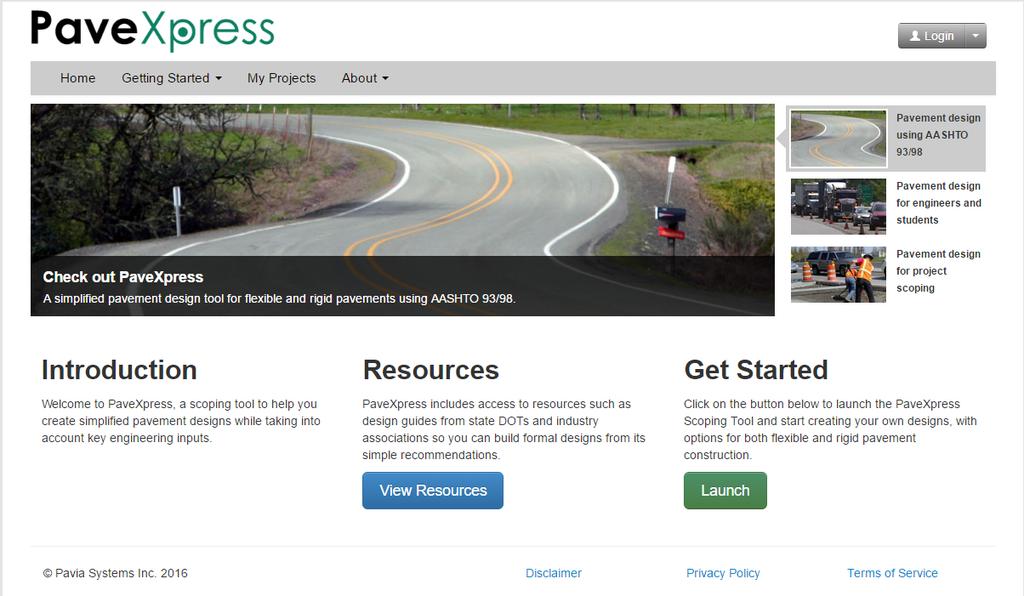 PaveXpress Free online tool based on