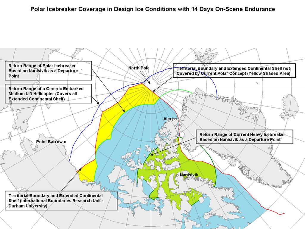Implementing NMTCs: Polar Icebreaker Polar Icebreaker Operational Range design ice conditions (2.