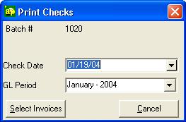 User Guide Check Printing offers several different check-writing options regular computer checks, quick checks, and recording of manual checks written outside the system.