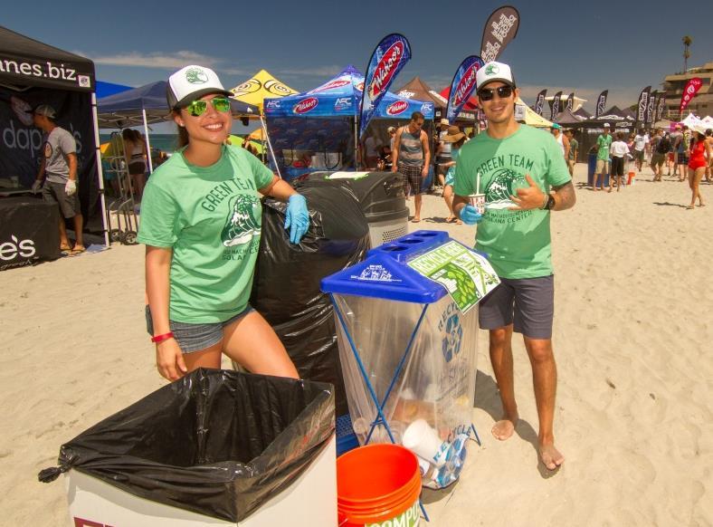 Beach Event Food Scrap Diversion from Switchfoot concert & Bro-Am surf contest July 2015 15,000 attendees