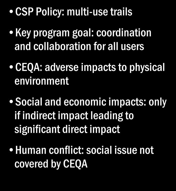 Does CEQA Address Conflict?