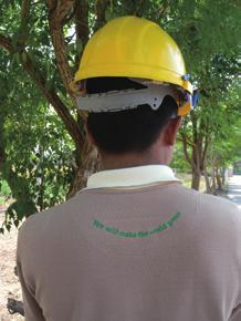 production that is rooted in the local area. Worker from our FD Green (Thailand) Co., Ltd.