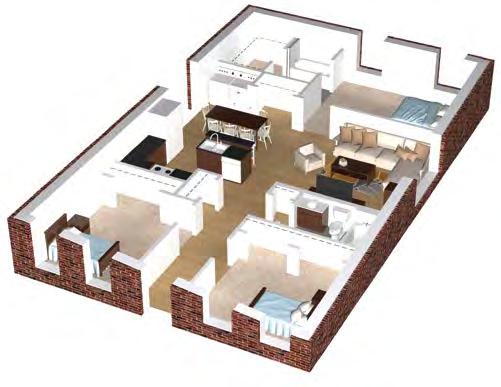 1260 Dining 8-4 x 11-0 Kitchen 9-4 x 11-0 Master 11-4 x 15-0 Living Room 13-6 x 15-0 9-4 x 10-8 11-0 x 10-0 3 bedroom 2 bathroom 1-story home 1260 square feet 28 x 45 footprint Designed in five