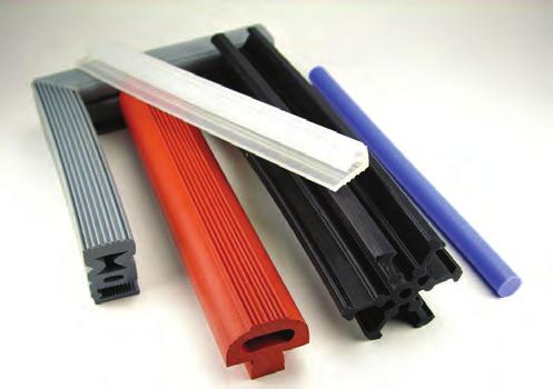 Bellofram Solid Silicone Elastomer Extrusions Extensive expertise in custom formulations and tool making allows Bellofram Silicones to produce solid silicone elastomer extrusions in almost limitless