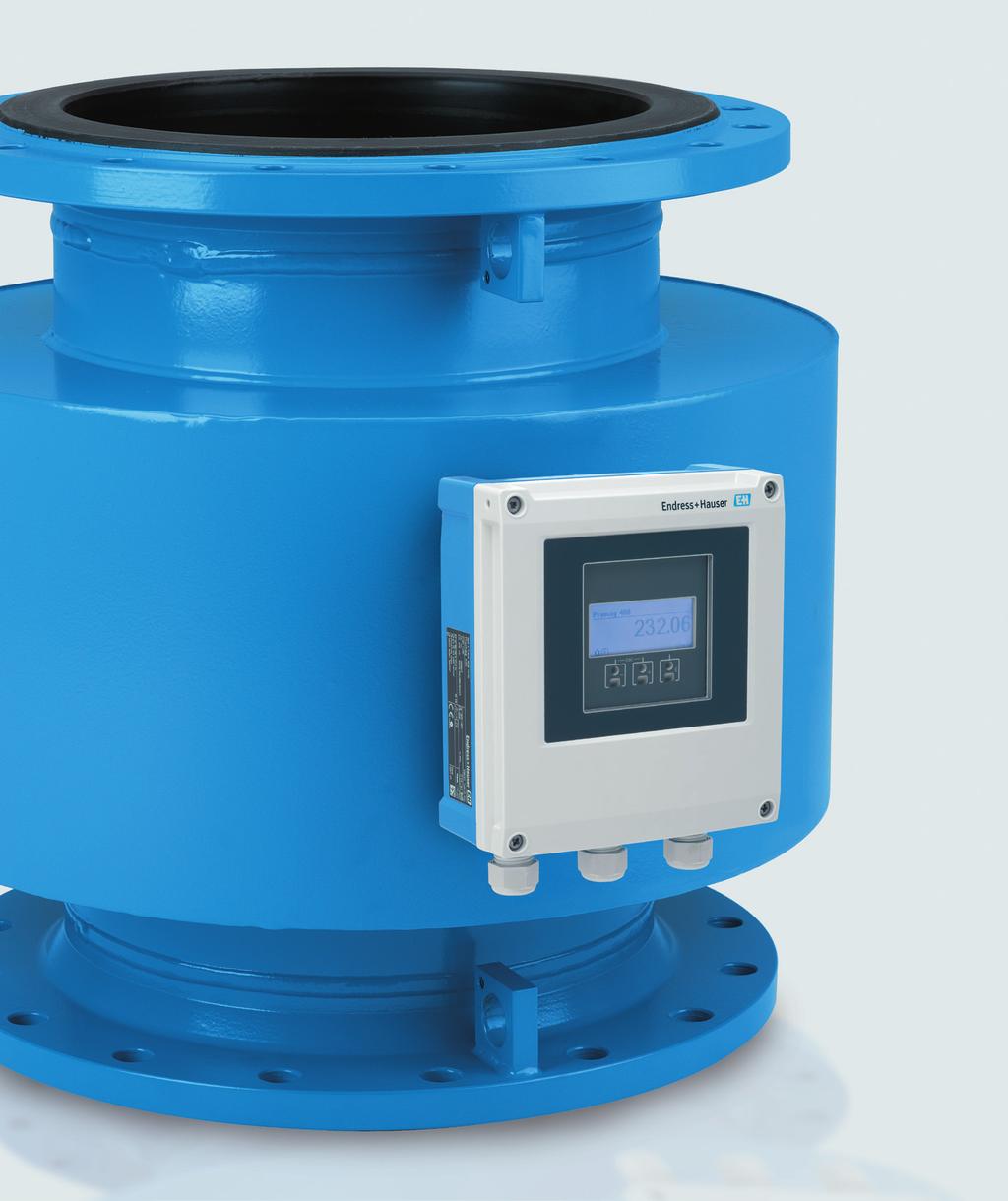 Products Solutions Services Proline Promag 400 For flow measurement of water and wastewater Flow Measurement Time and cost-saving measuring technology Industry-optimized flowmeters with