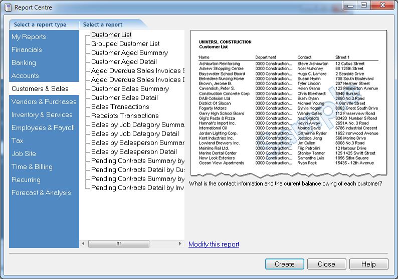 Reporting Reporting Report Centre You can easily find the reports you need in the Report Centre.