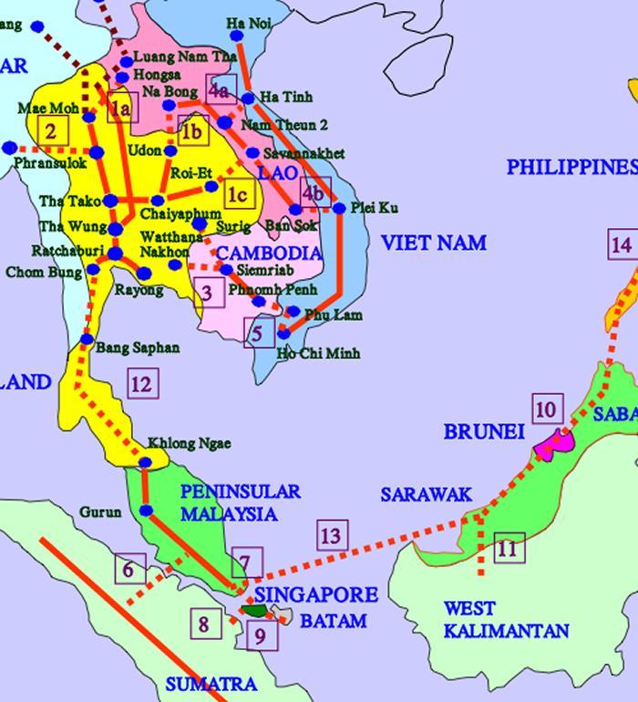 2. Regional: Trans-ASEAN Energy Networks and