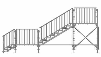 BASIC INFORMATION Standard Landing Handrail Diagonal Brace Handrail Single Ledger Cover