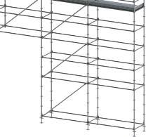 For larger spans, higher loads and additional lifts above the opening, the Ringlock Lattice Girder