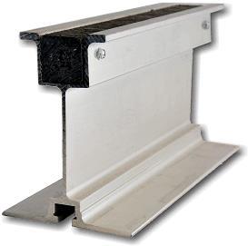 ALUMINUM I-BEAM Its strength and lightweight properties provide an optimal working combination.