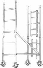 Assembly Instruction Span 50 Single Width Ladder Frame 6.8 mtr High The law requires that personnel erecting, dismantling or altering towers must be competent.