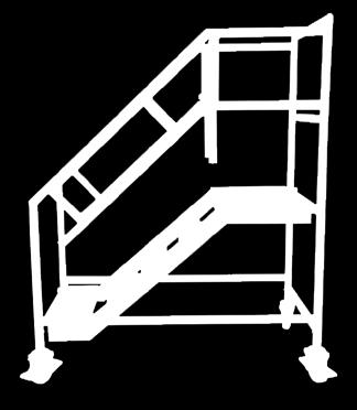 Warehouse Ladder Warehouse Ladder, comes in handy when you need to carry bulky items up and down on a ladder. With the stair type ladder you are able to climb safely toward and away from your ladder.