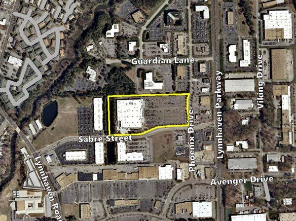 Smith Location 657 Phoenix Drive GPIN 1496387496 Site Size 15 acres AICUZ 70-75 db DNL; APZ 2 Existing Land Use and Zoning District Retail Store / B-2