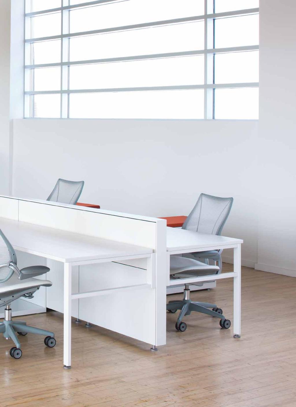 plan with planna Adaptable, flexible and beautiful, Planna works in virtually any area of the office from private offices to workstations